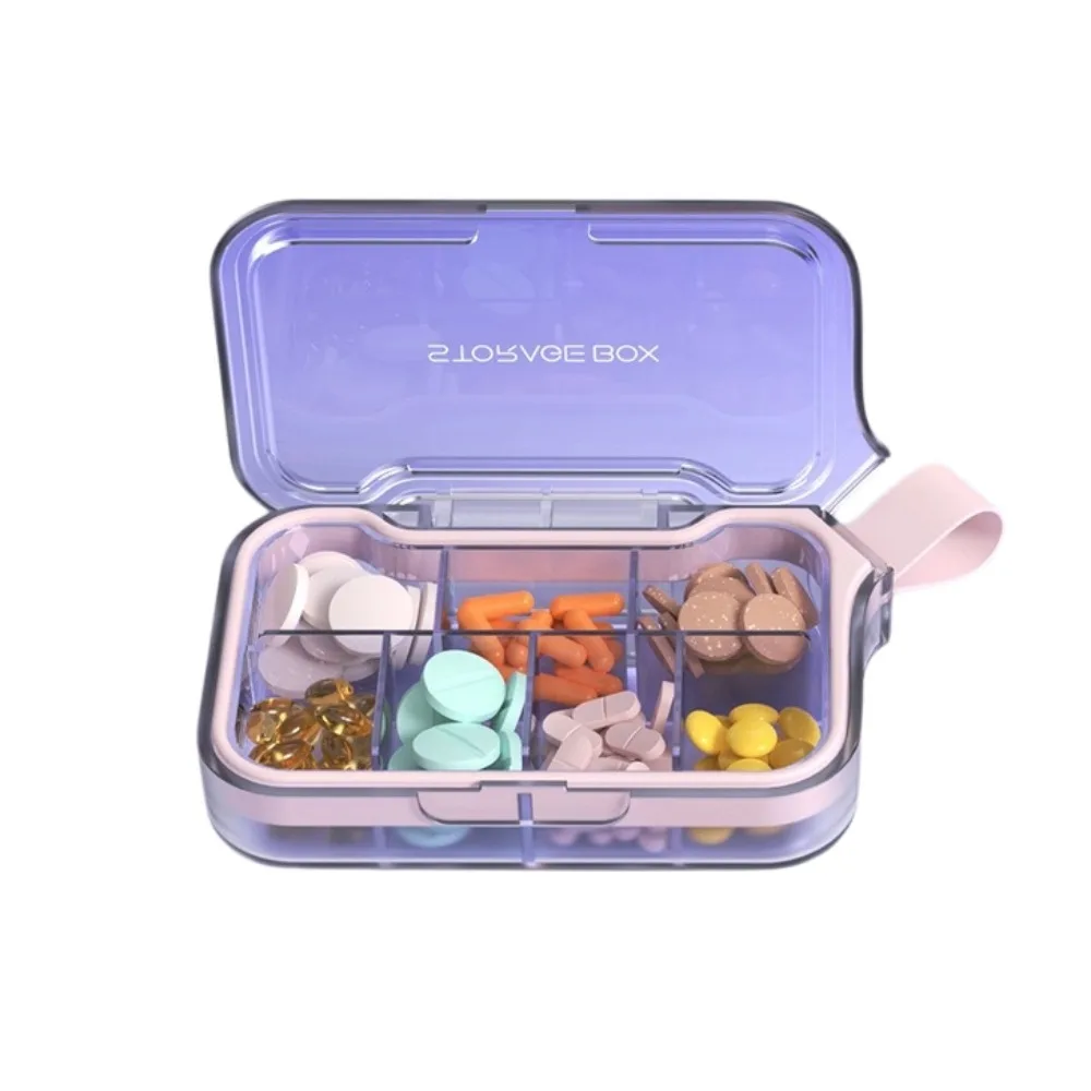 New Hot Portable Travel Premuim Small Weekly 4/7 Grids Pill  Box Storage Cases Organizer Container for Vitamins Medicine Fish Oi
