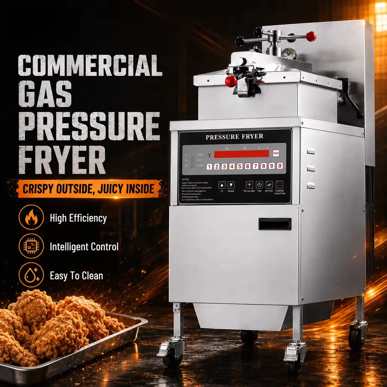 # for Maquina Para Pollo Broasted KFC - Freidora a Presion Industrial Henny Penny 500 En Gran Venta