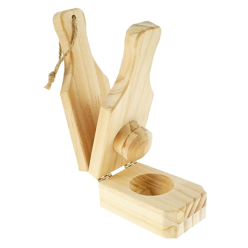 Wooden Tostonera Plantain Press Banana Smasher Maker Plantain Press Smasher Plantain Tostones Press With Handle