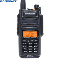 Baofeng BF-9RMate waterproof walkie-talkie Dual band Long Range High Powerful Flashlight Outdoor Two Way Radio