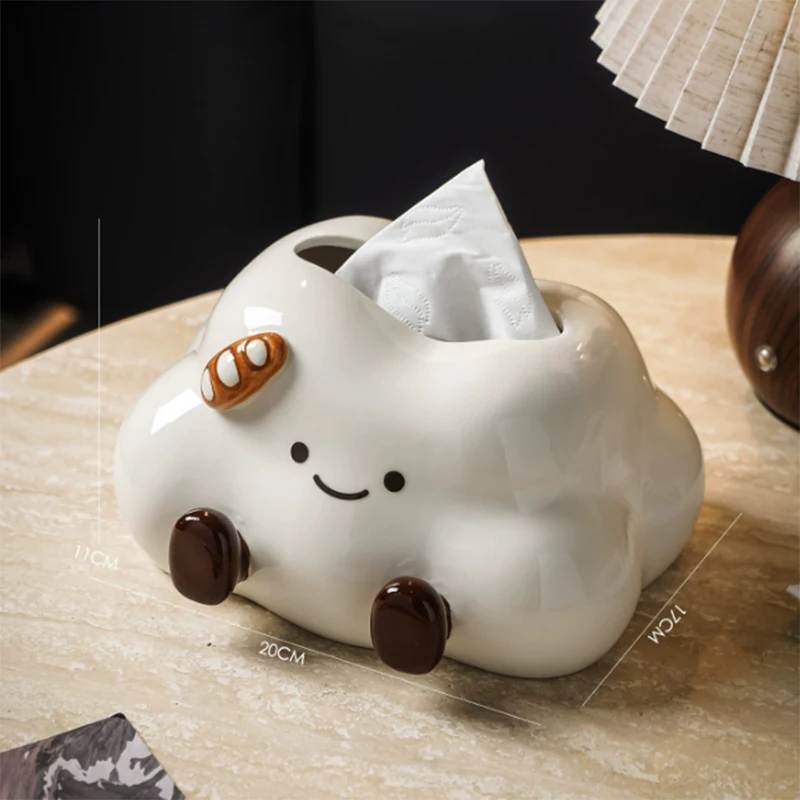 

Tissue Box Ornament Living Room Pumping Carton Household Coffee Table Desktop Decoration Rangement Cuisine Kitchens Accessories