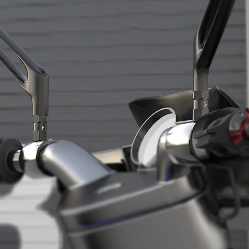 สำหรับยามาฮ่า MT07 MT09 Tracer GT Mt 09 SP MT-09 MT-07สกู๊ตเตอร์2014-2024อะแดปเตอร์กระจกมองหลัง10มม. 8มม. สกรูตามเข็มนาฬิกา