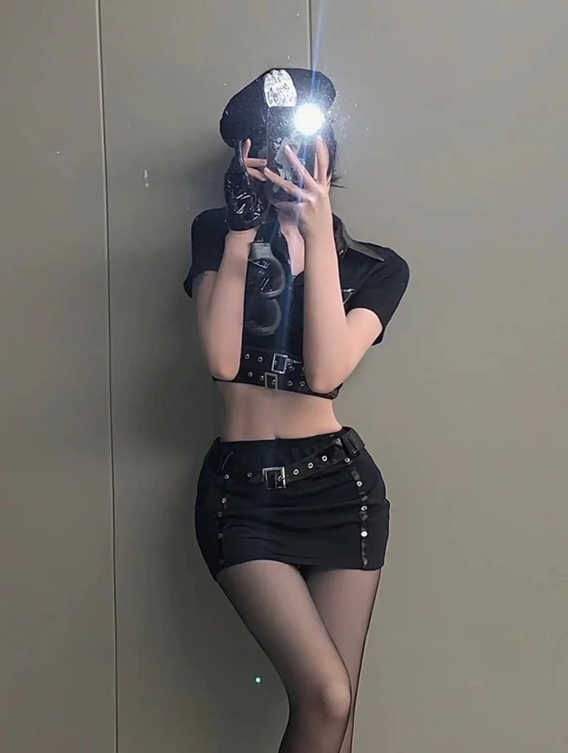 orme Sexy de Azata, Conjunto de Top de Manga Corta y Falda Corta, Disfraz para Fiesta, Juego de Roles, Actuación, lo...