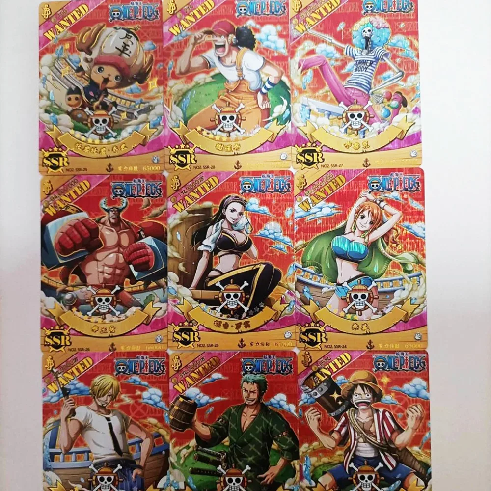 Group collection de cartes One Piece, Anime Monkey D. Figurine Luffy Roronoa Zoro, carte bronzante exquise, jouets pour enfants, cadeaux de loisirs