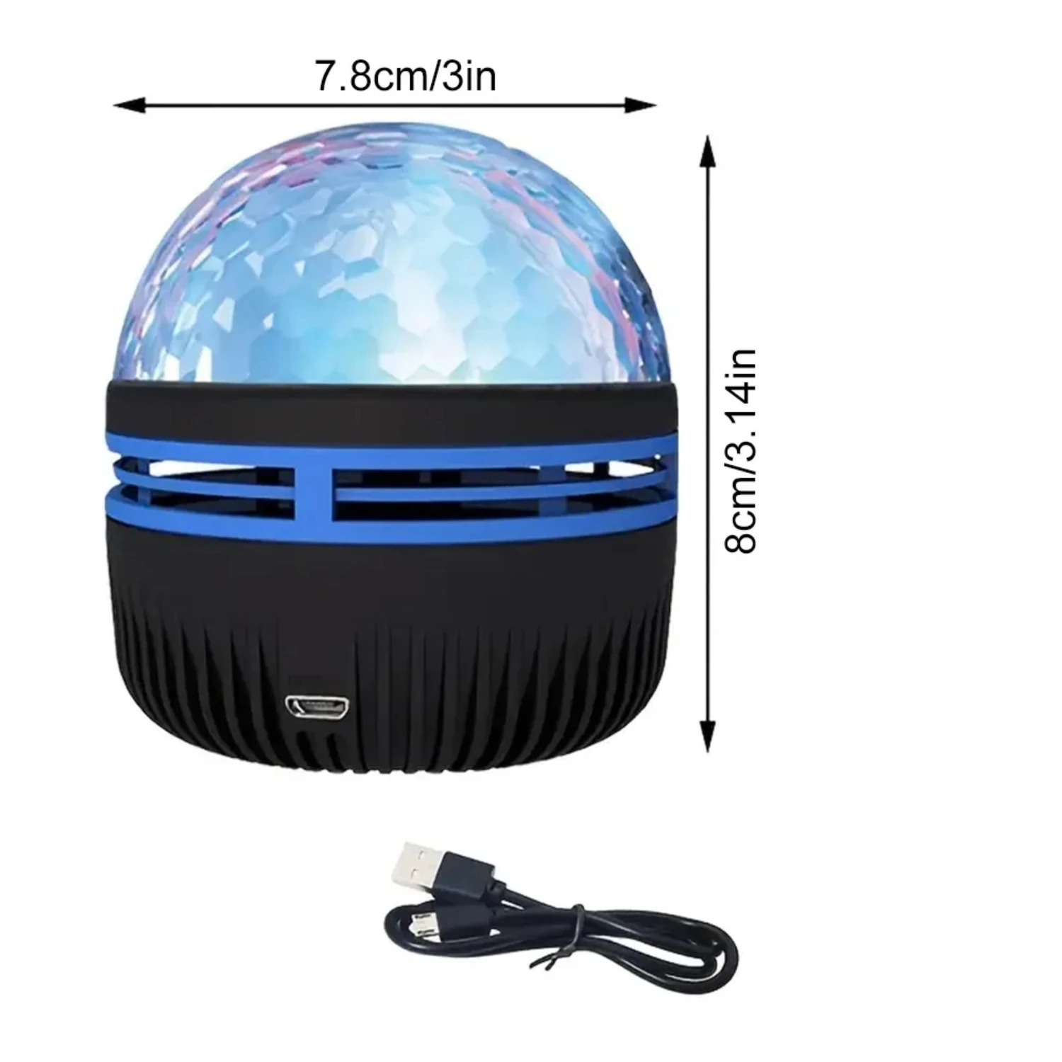 New 5V 3W Star Projector  Projector Night Light   Ocean Wave Projector Rechargeable Lamp  Bedroom Ceiling Party