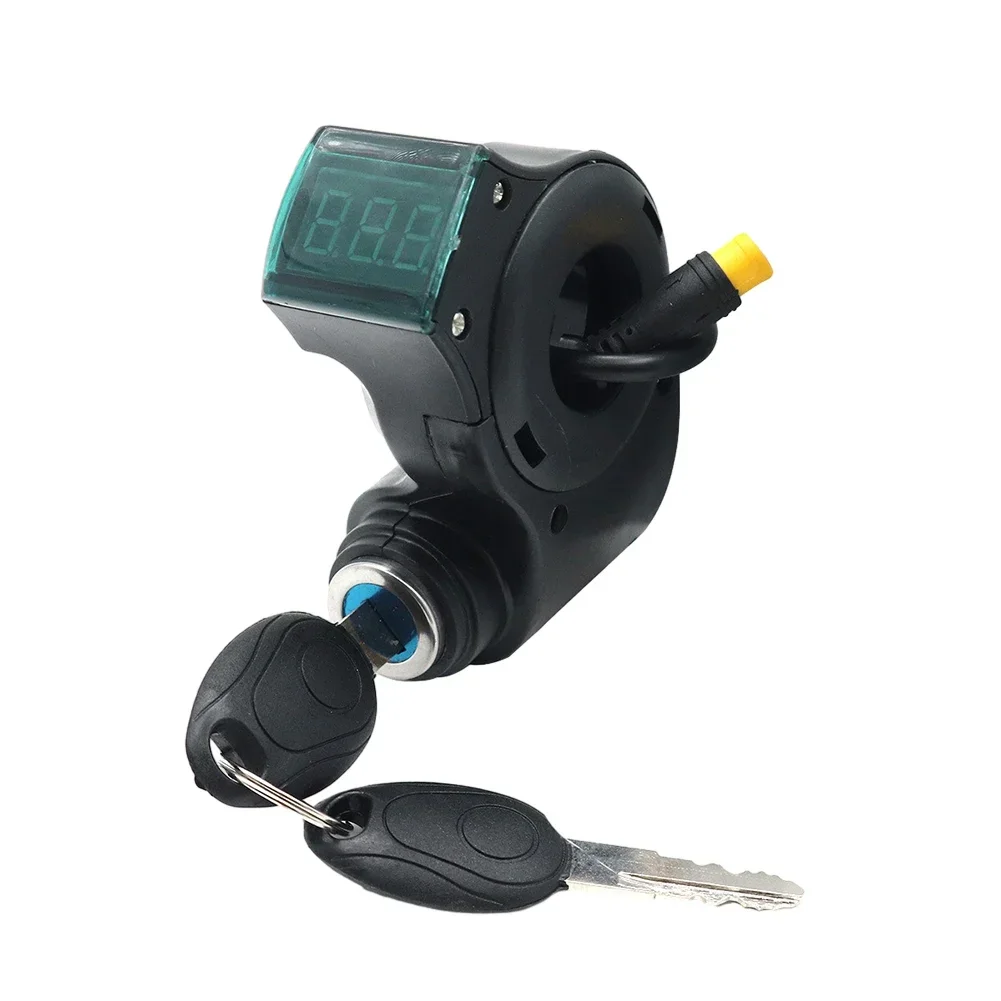 Electric Scooter Ignition Lock Key Digital Display Switch Lock Waterproof Electric Key Electric Bicycle Accessories