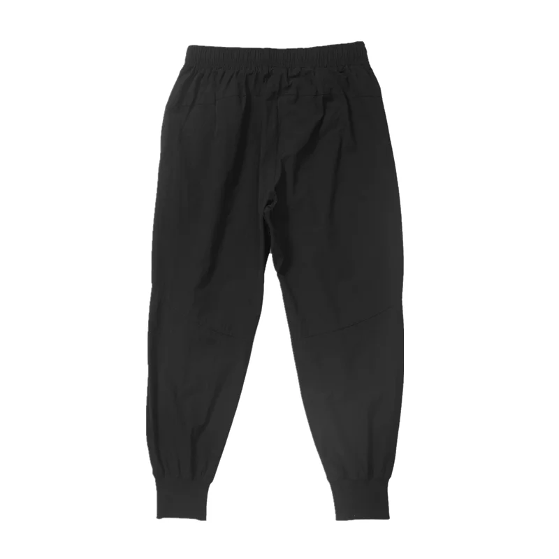 Palestra Bodybuilding Fitness pantaloni sportivi da uomo pantaloni da allenamento Casual vita elastica pantaloni lunghi larghi a vita alta ultrasottili ad asciugatura rapida