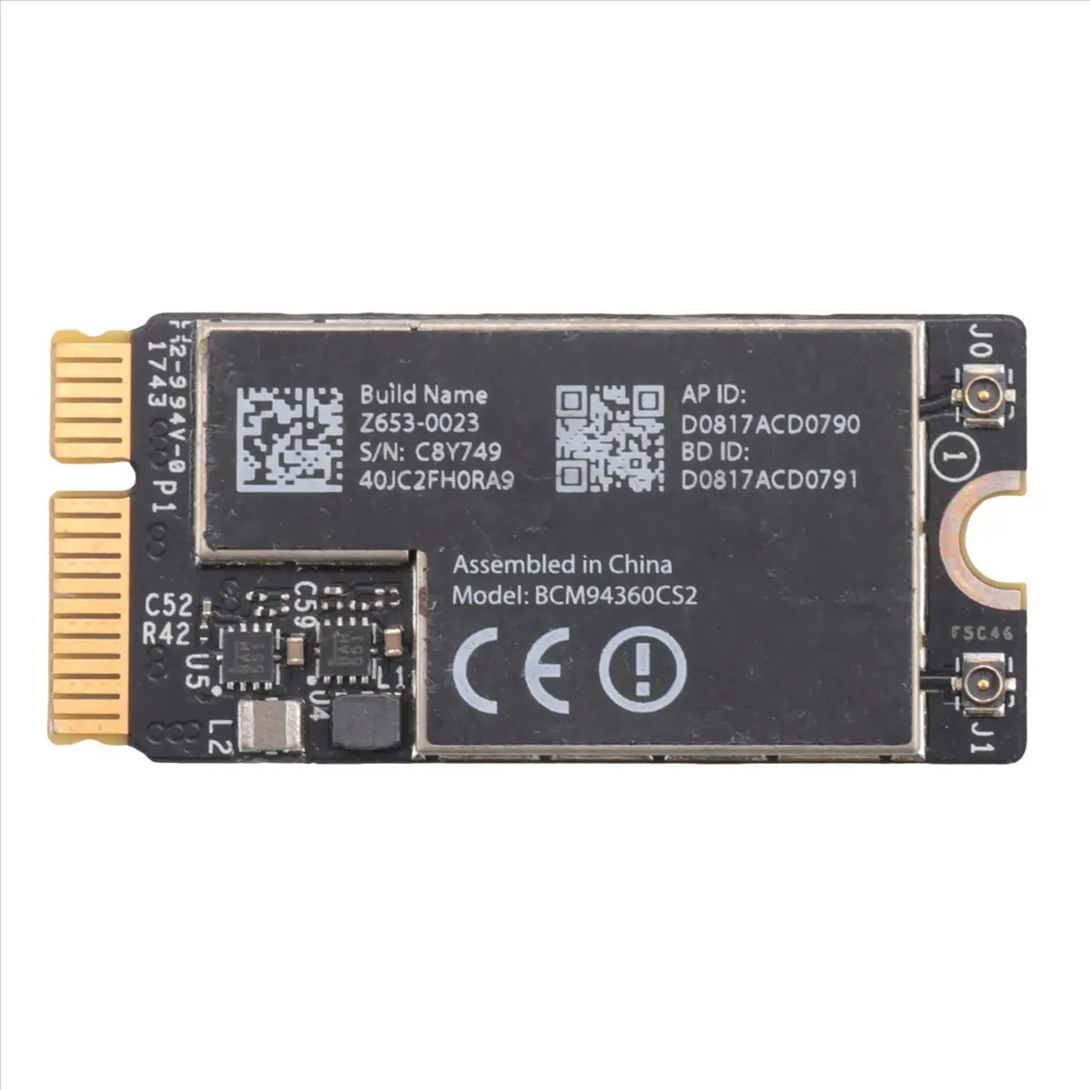 SWXF BCM94360CS2 Wireless Wifi Card Bluetooth 4.0 802.11Ac Hackintosh MacOS for Air 11inch A1465 13inch A1466 2013 MD711LL