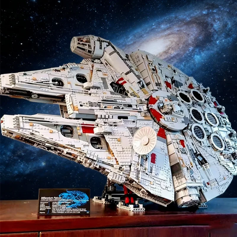 

8445 PCS Compatible 75192 Falcon Ship Building Blocks Bricks Toys MOC Display Millennium spacecraft Christmas Birthday Gifts