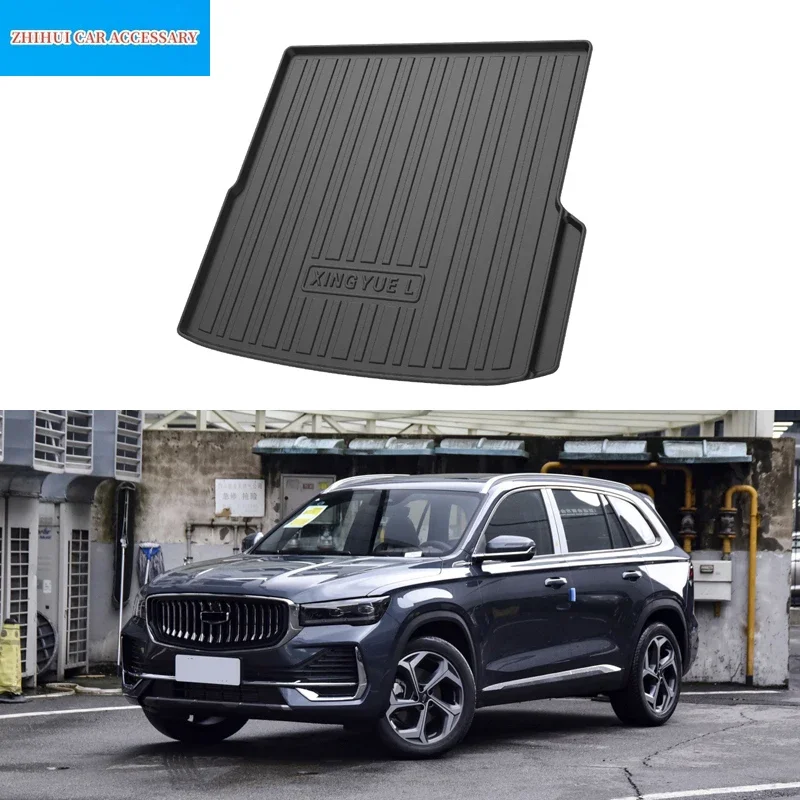 

For Geely Monjaro Xingyue L 2022 2023 Car Rear Trunk Liner Cargo Boot TPO Trunk Mat Floor Tray Mud Kick Carpet Auto Accessories