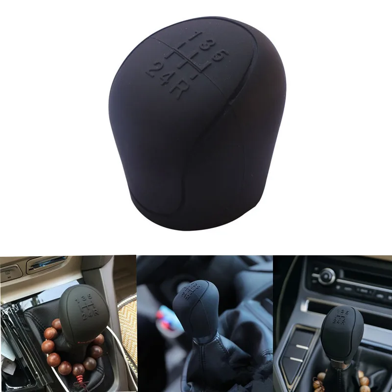 

Car Manual Gear Shift Knob Cover Silicone Anti-slip Grip Covers Manual Handle Silicone Protection Auto Interior Accessories