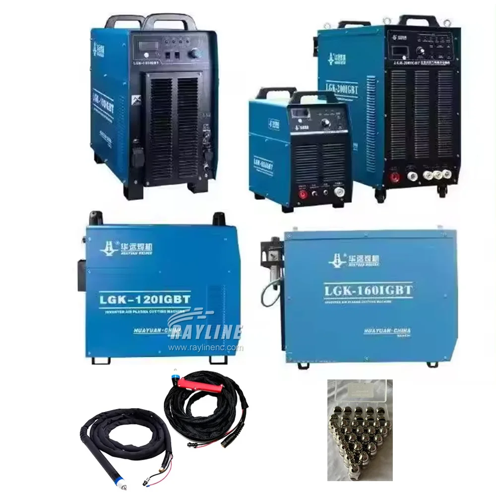 Famous Plasma Cutter Huayuan LGK 100 120 160 200 IGBT Plasma Power Source For CNC Cutting Machine