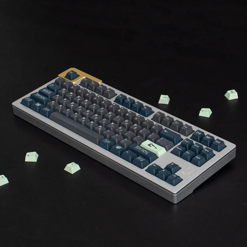 Imagem -04 - Gmk Norse Grande Conjunto de Perfil Cereja Pbt Keycap Inglês Personalizado Personalidade Keycaps para Teclado Mecânico 61 64 68 75 84 87 96 98