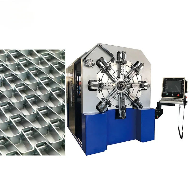 Flat Wire Stainless Steel U-shape Conveyor Belt Honeycomb punching foming bending machine Conveyor Belts making machine