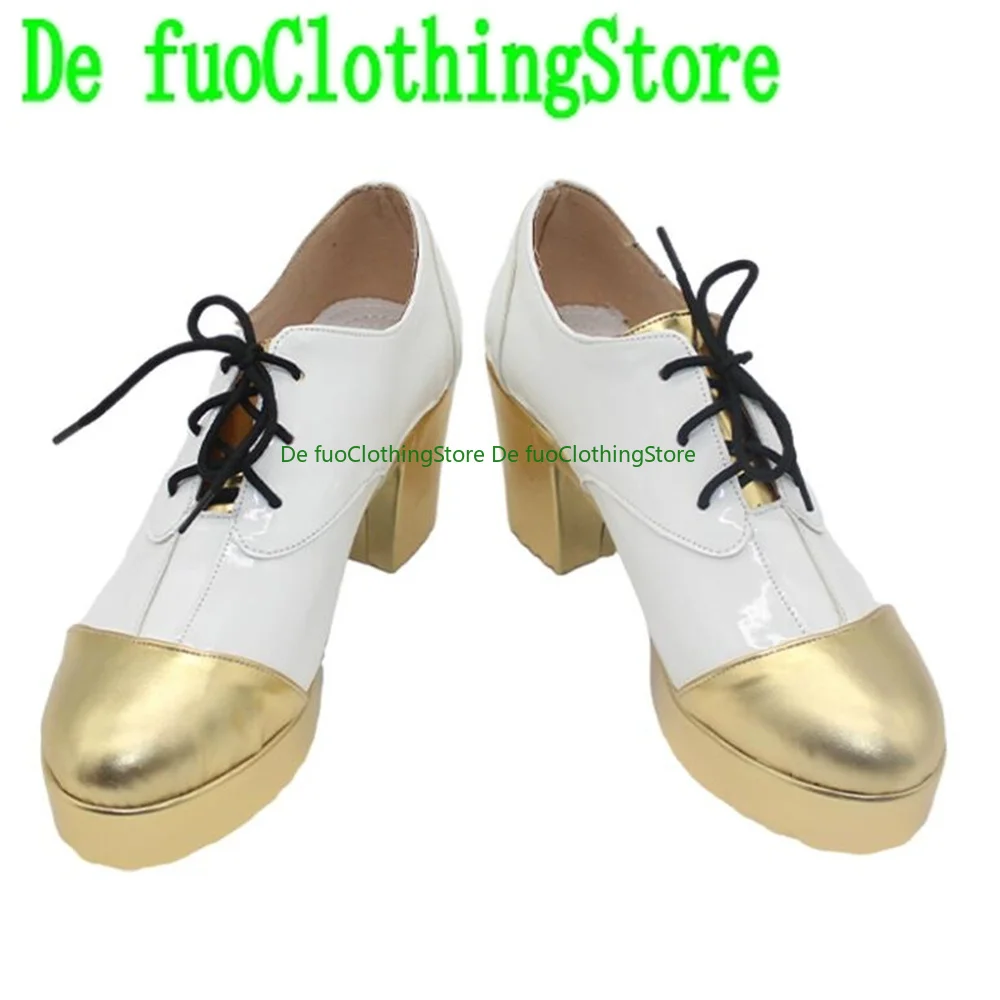 

Qin Jean Genshin Impact Cosplay Shoes Boots Game Anime Halloween Christmas DefuoClothing Shoes Store