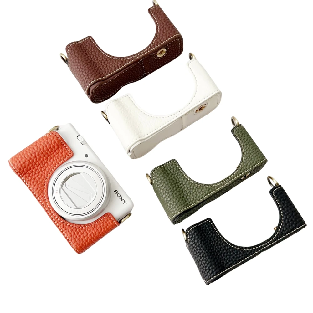 ZV1M2 ZV1F PU Camera Half Case Body Base Bag Kit Protector for Sony ZV1II ZV-1F ZV1 ZV-1 Mark II ZV-1M2 Camera
