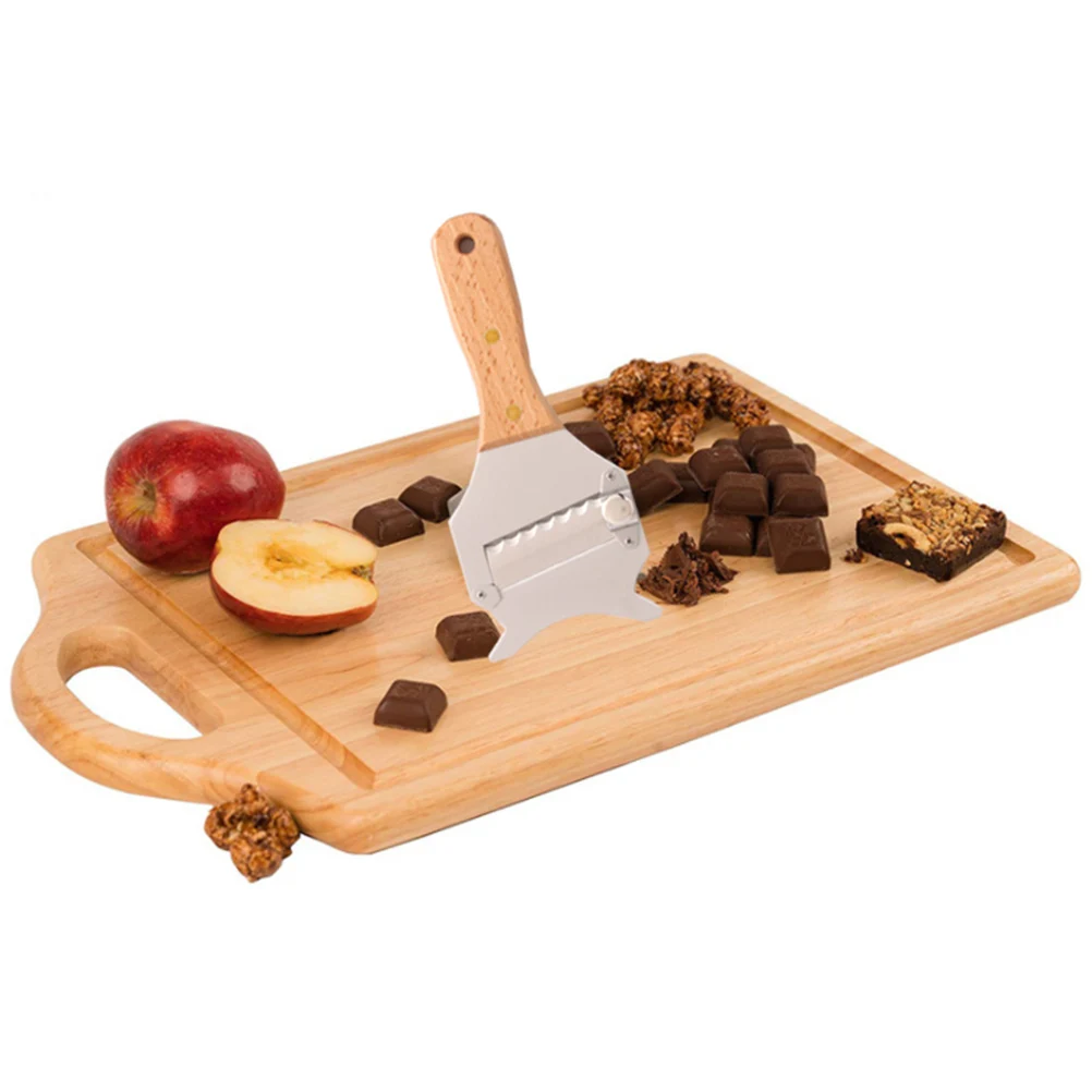 

Chocolate Planer Truffle Shaver Cheese Slicer Kitchen Supplies Grater Gadget Stainless Steel Wood Handle Plane