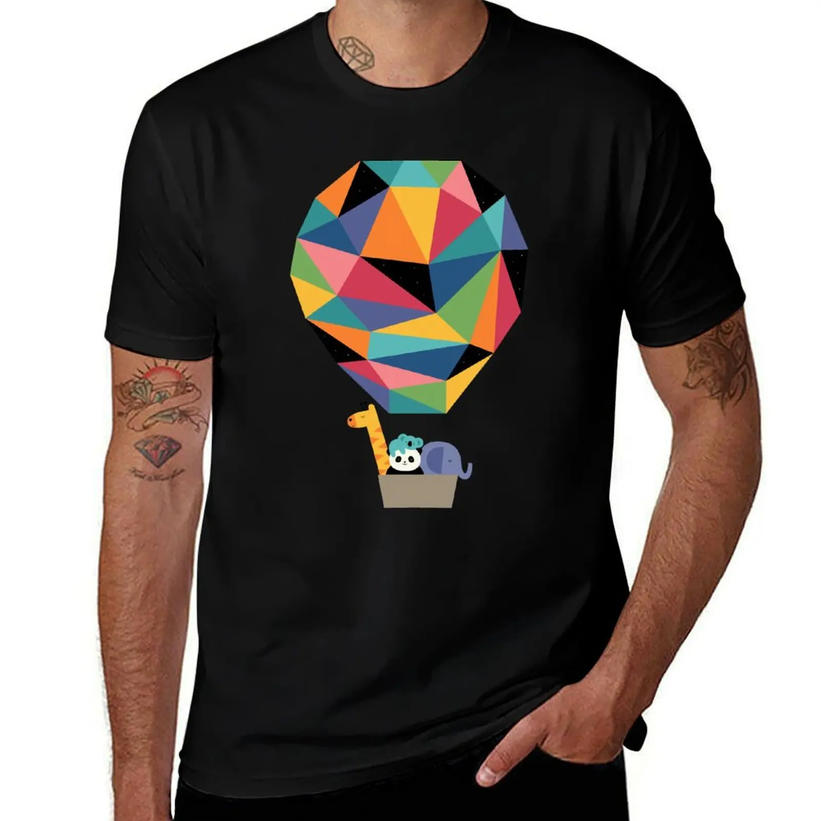 Fly High Together T-Shirt Casual Streetwear Short Sleeve Tee T-Shirt