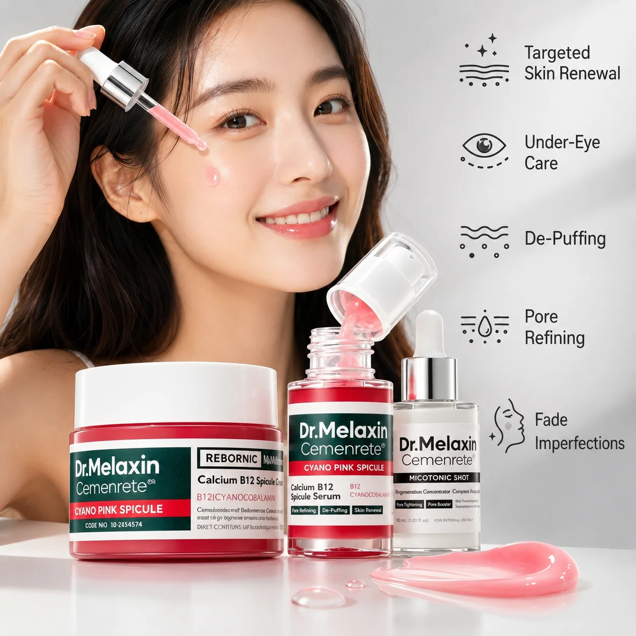 Advanced Eye Serum Cream Dark Circle Treatment Eye Bag Reduction Puffiness Repair Spots Pores For Daily Facial Skin Care