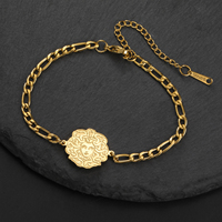 Hipee Medusa Bracelet  for Man Women Kids Stainless Steel Pendant Bracelet Jewelry