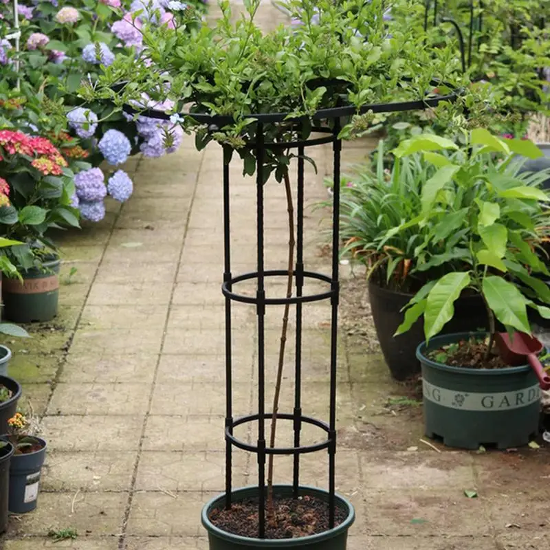 Indoor Trellis Detachable Garden Obelisk Trellis Plants Climbing Holder For Indoor Outdoor Garden Yard Gardening Supplies