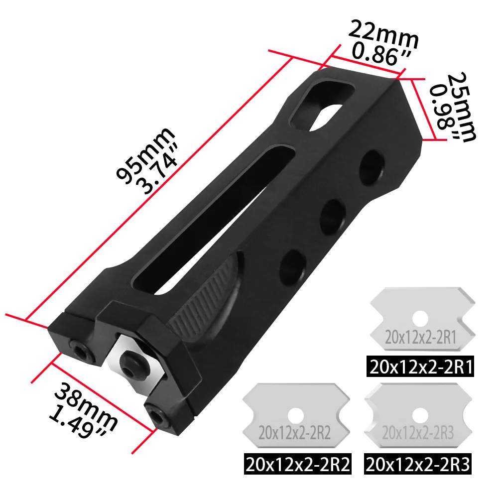 NEW Woodworking Chamfer Plane Edge Banding Arc Trimming Manual Planer Wood Chamfering Fillet Scraper Board Deburring Tool