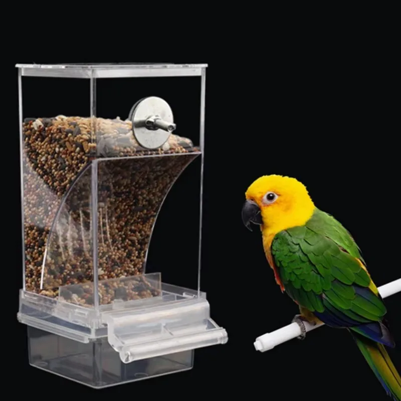 

Bird Feeder Anti Throwing Anti Splashing Automatic Feeder Anti Scattering Feeding Box Food Containers