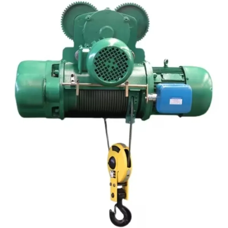 High-speed miniature electric winch crane 220V metal building concrete lift with chain sling New conditions