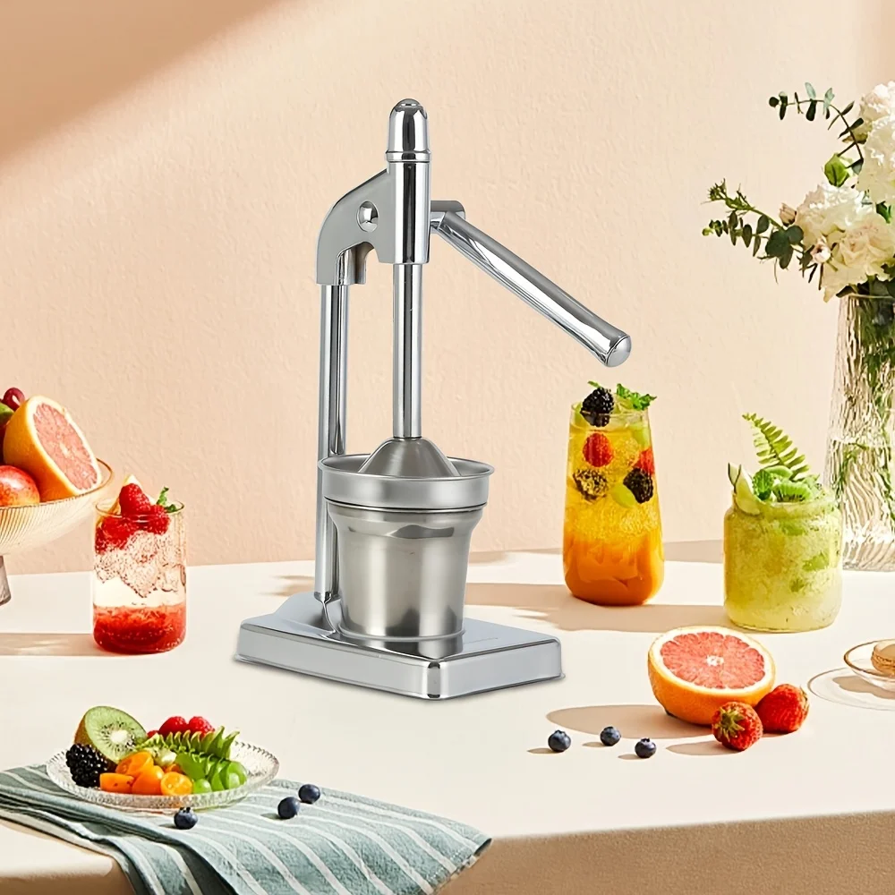 

Stainless Steel Manual 99. Juice Yield, Easy-Clean Commercial & Household For Oranges, Grapefruits, Lemons - Durable Kitchen