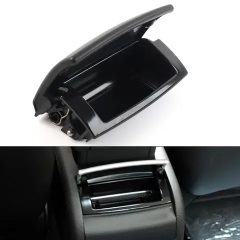 블랙 카 센터 콘솔 재떨이 후면 아우디 A4 B6 B7 액세서리 2001 2002 2003 2004 2005 2006 2007 2008 8E 0857961 엠