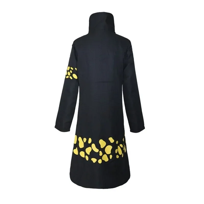 2025年 コスプレ衣装 海賊、アニメ作品、トラファルガー・D・ウォーターロー、大人用黒のマント、舞台衣装