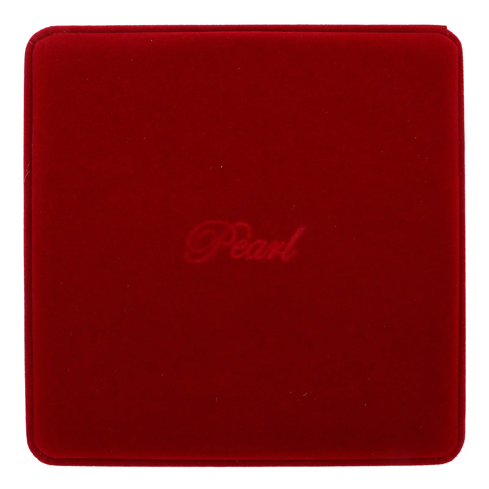

Pearl Necklace Box Red Soft Storage Case Jewelry Organizer Travel Packaging Decorative Home Display Heart Jewelry Box