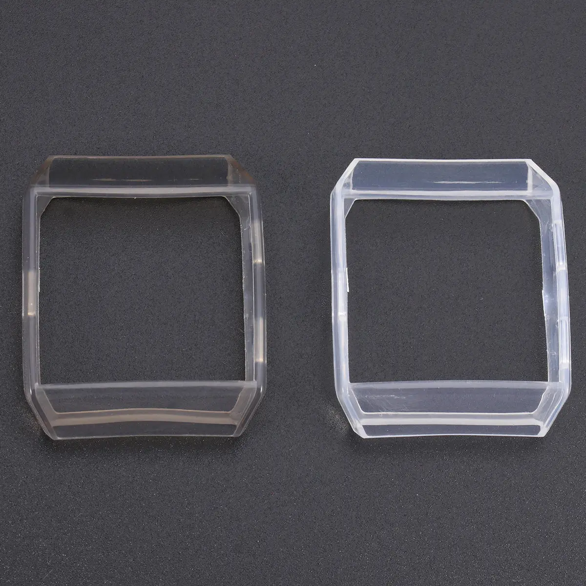 

2Pcs Smart Watch Protective Case Tpu Silicone Shockproof Shatter Resistant Dustproof Washable Flexible Soft Anti Fingerprint