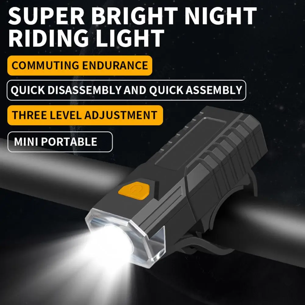 Bike Light 400Lumen Type-C Charging LED Cycling Front Lamp Headlight 3 Modes MTB Road Flashlight Bicycle Light Accessori ﻿