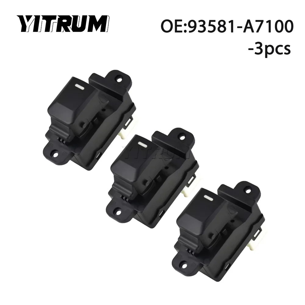 

YITRUM Electric Power Window Switch For Kia Cerato K3 Forte 2014 2015 2016 2017 2018 93571-A7000 93571-A7100 93570-A7200