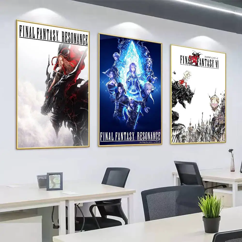 Game Final Fantasy Resonance Poster Print Cook Cooked Wall Art Canvas Painting for Living Room Bedroom Home Decor