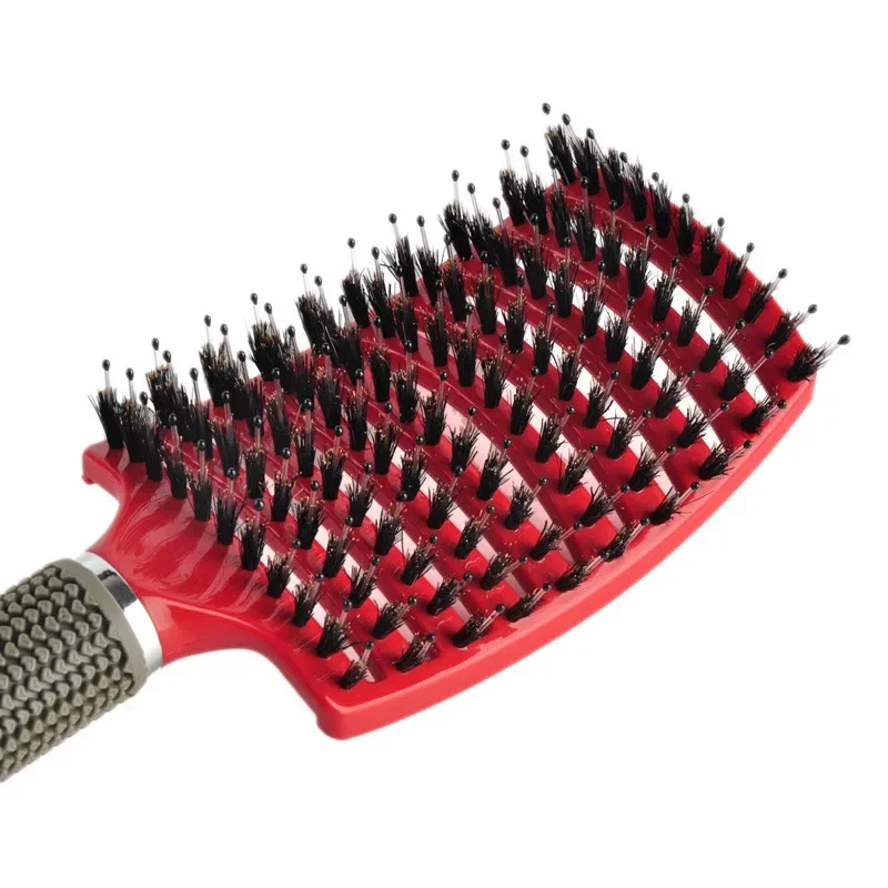 Escova de cabelo mágica desembaraçadora, massageador do couro cabeludo, pente de cabelo, escova desembaraçadora, meninas, escova antiestática, salão de beleza