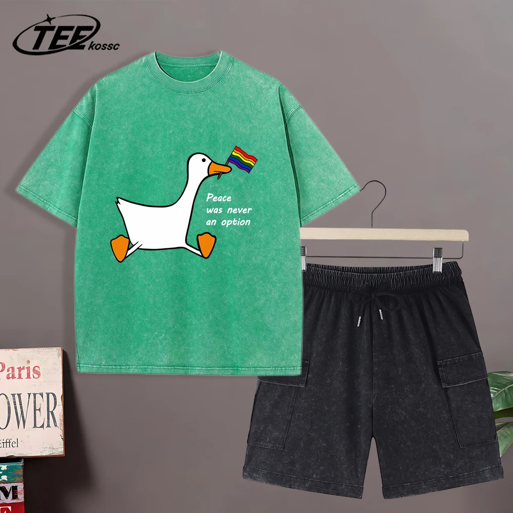 

Футболка с принтом «Мир никогда не был возможностью», мужская летняя свободная футболка с круглым вырезом, комплект из мягких хлопковых футболок унисекс, модная футболка с коротким рукавом