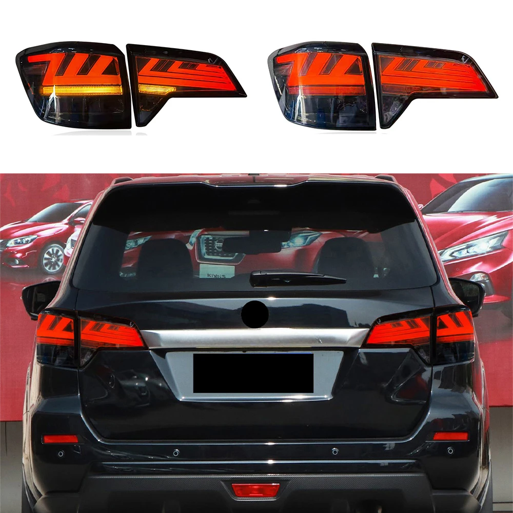 Car Exterior LED Tail Lights for nissan Terra 2018 2019 2020 Brake light Auto Lighting System Smoked Black Frame Rear Lamp