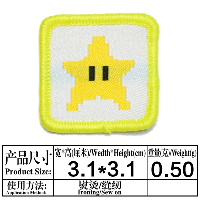 Pokemon Pikachu Pixel Anime Patch ricamate sui vestiti fusibile Patch indumento giacca pantaloni accessori fai da te cucito Decor regali