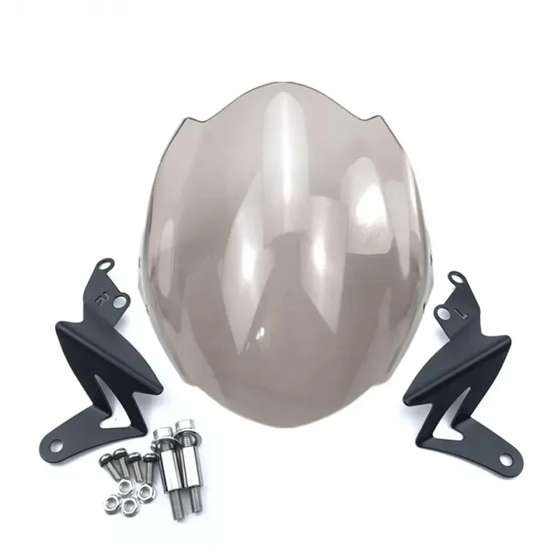

High Quality Double Bubble For Ducati Monster 695 696 795 796 1200 848 1098 1100s Windshield Windscreen & Adjustable Bracket