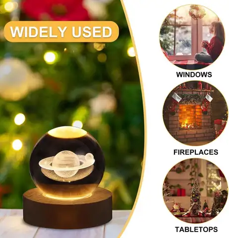 Pokémon Kristallkula 3D Pikachu Gengar Mewtwo Lampbas Pokeball Kristall Pokémon Glasboll Figur Nattlampa Julklapp 10 best sales gengarlampa - №5