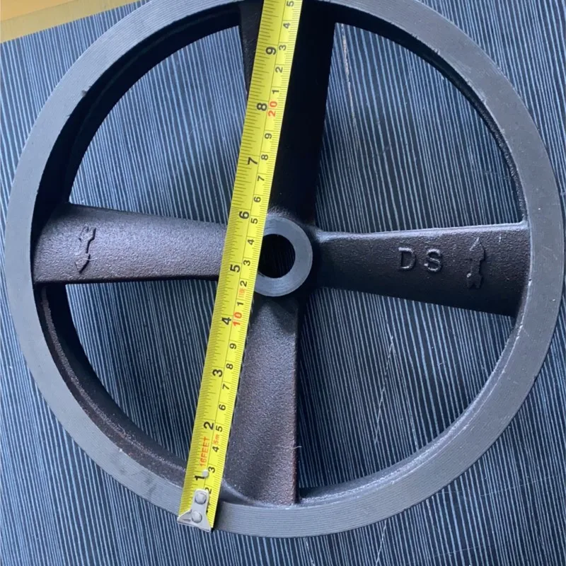 1pc 0.36 belt pulley flywheel  Main engine wheel Nose wheel Air compressor air pump  260mm diameter