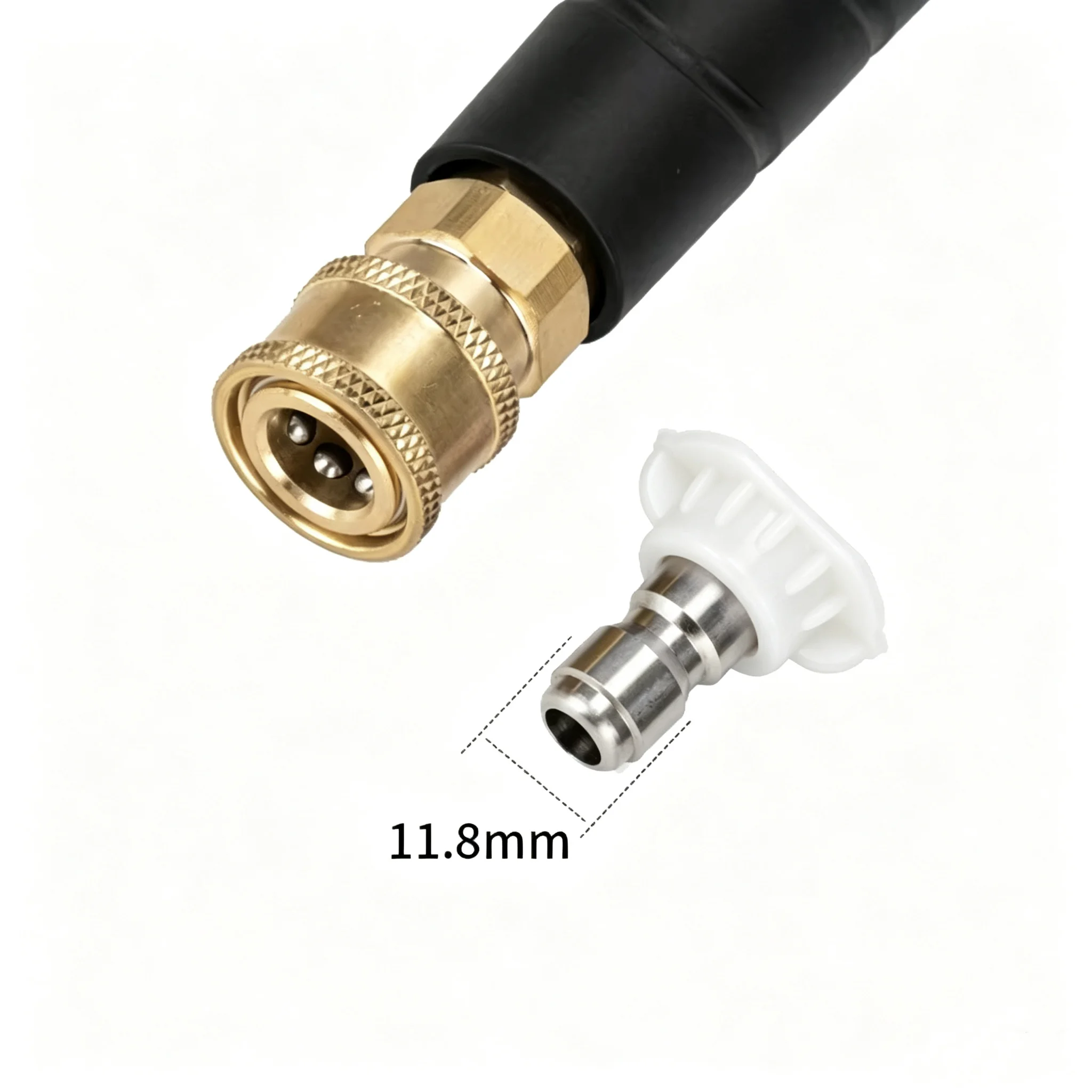 New Spray Mist Washer Tips; 1.65 Orifice; 1/4" Quick Connect; 40 Degree Fan Spray Plant Water Nozzle image 5