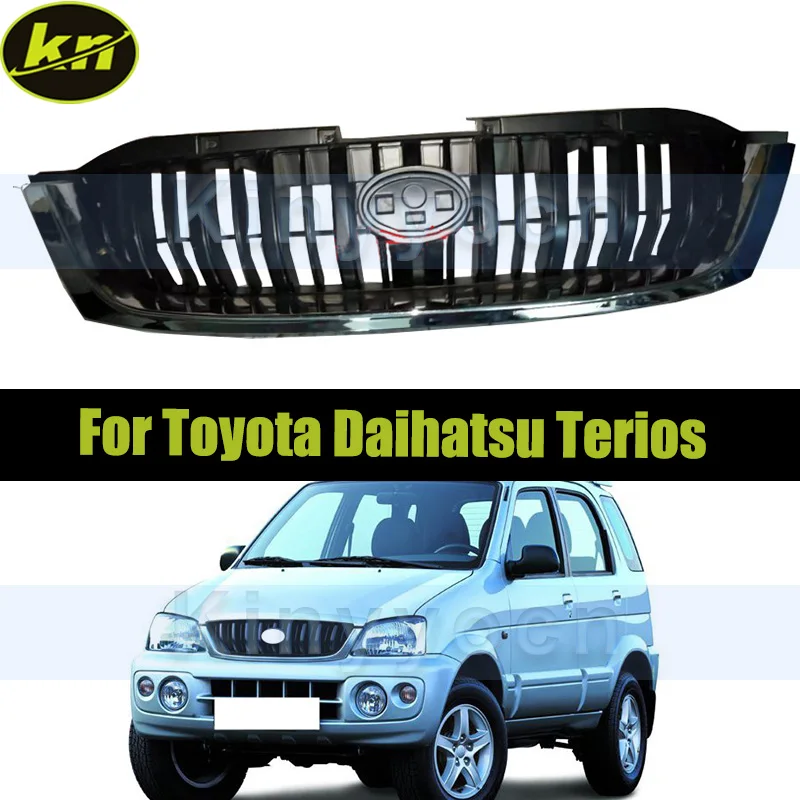 

Передний бампер автомобиля, решетка радиатора, маска для Toyota Daihatsu Terios, сетчатая решетка переднего бампера автомобиля