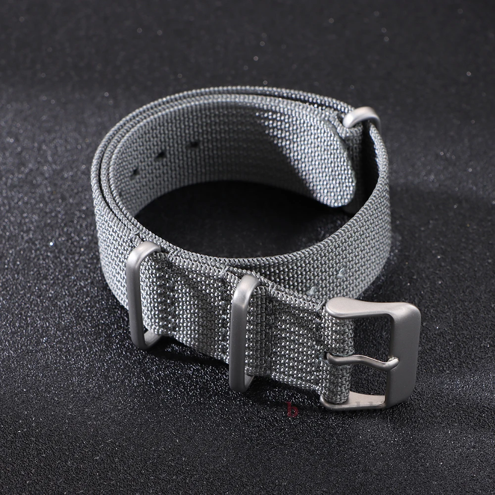 Premium Nylon Watch Band for Omega 18mm 20mm 22mm Ribbed Strap for Seiko Ballistic Fabric Replacement Watchband Accessories
