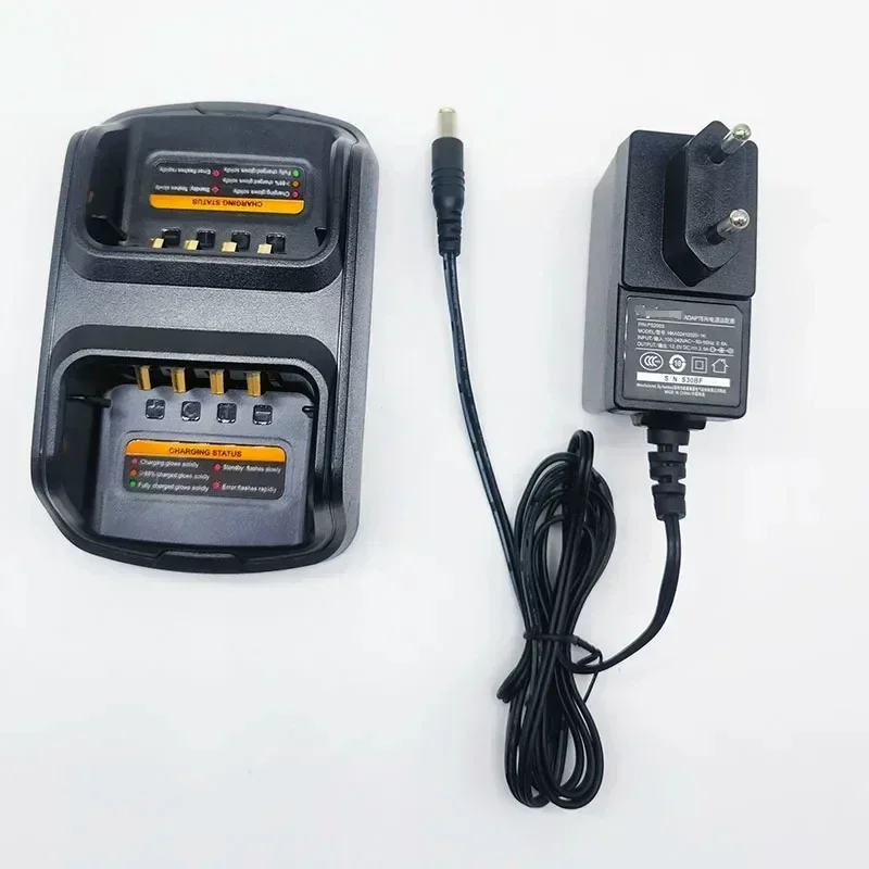 CH10A06 2-Way Desktop Charger for Hytera PD705 PD755 PD785 PT580H PD405 PD505 PD565 PD605 PD685 PD985 PD795 BL2006 Walkie Talkie