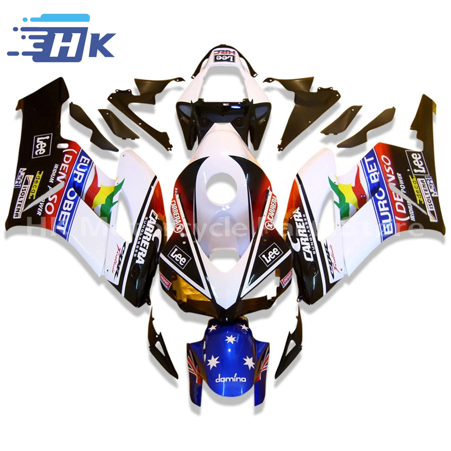 

ABS Plastic Bodywork Set for CBR1000RR 2004 2005 red flames CBR 1000 RR 04 05 bodywork kit motorcycle fairings Injection mold
