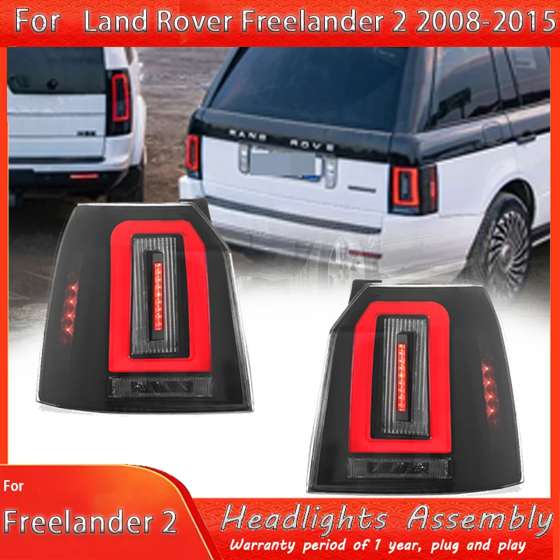 

Автомобильные светодиодные задние фонари для Land Rover Freelander 2, задний фонарь 2007-2015, модифицированный светодиодный сигнал DRL, тормоз, задний ход, автоаксессуары