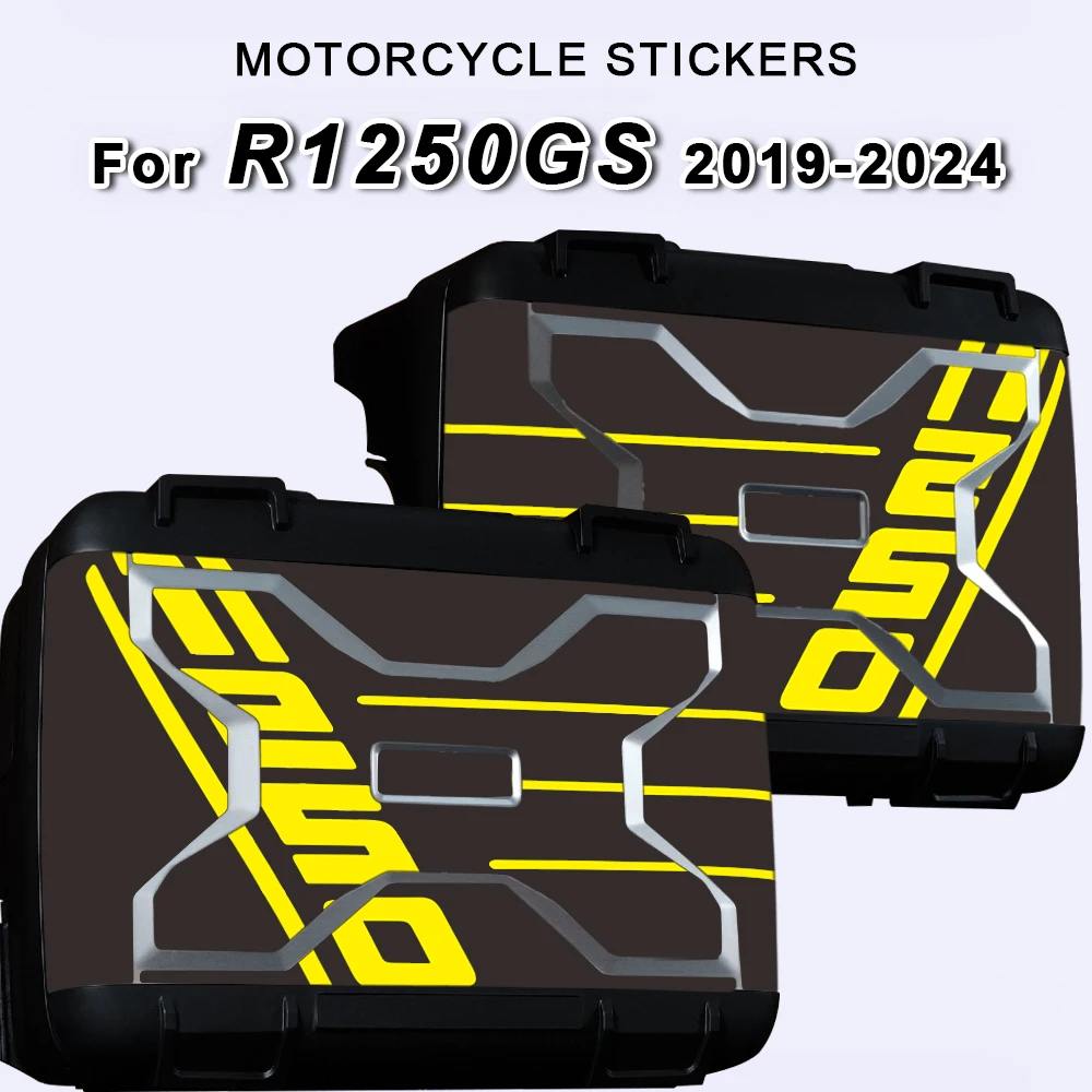 For BMW R1250GS R 1250 GS 1250GS 40 Years Option 719 2019-2024 Motorcycle Side Boxes Sticker Fashion Motorbike Decal Accessories